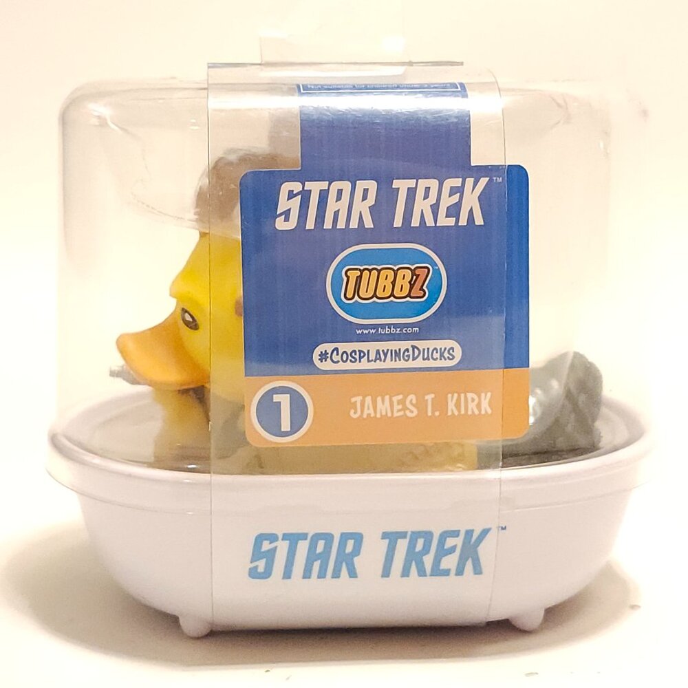 Star Trek James T. Kirk TUBBZ Cosplaying Rubber Duck Collectible BNIP JEEP DUCK